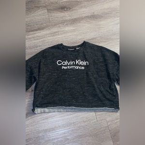 Calvin klein pullover crop top ♡.